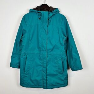 L.L. Bean Women's Winter Warmer Jacket in Teal Size Medium Petite